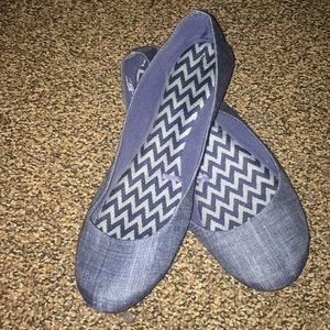 Denim Flats